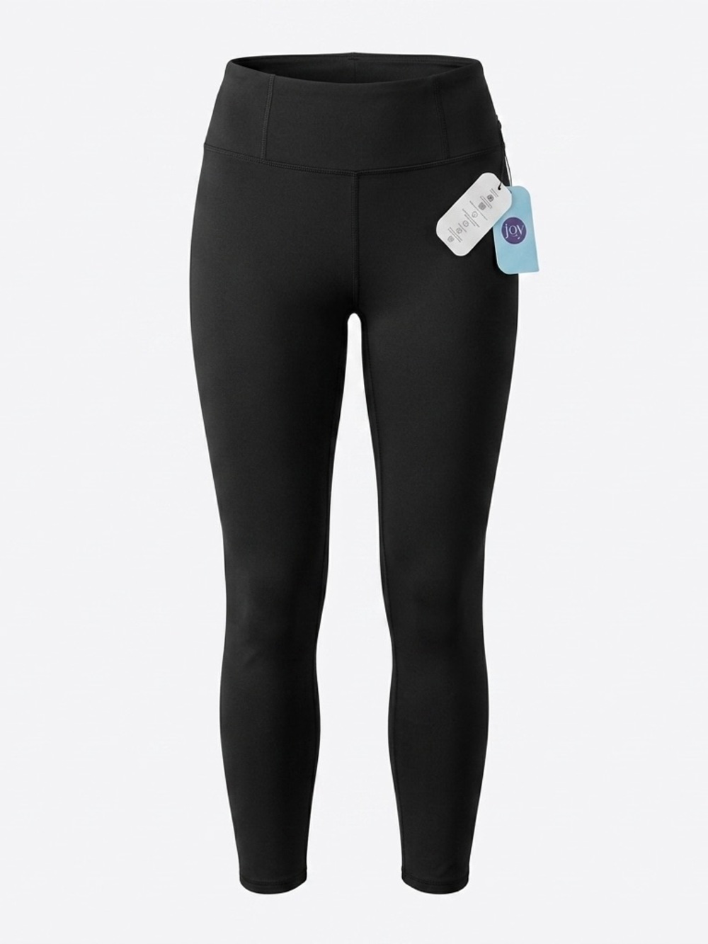 Joy Black High Waisted Leggings Pants Size Large NWT
